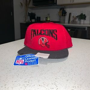 Premium Vintage corduroy NFL Falcons SnapBack hat